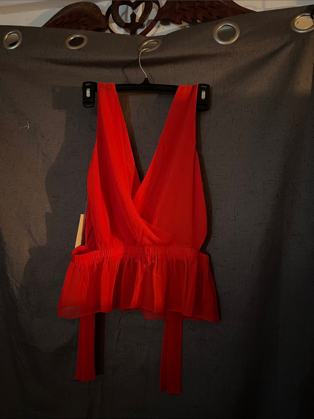 Rya Collection Cami Tap 739 Cherry Red sexy soft material ! L